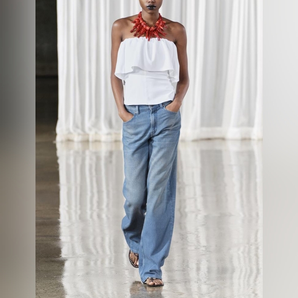 ZARA STRAPLESS TOP - Picture 2 of 8